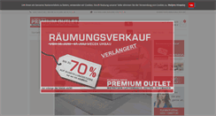 Desktop Screenshot of matratzen-premium-outlet.de