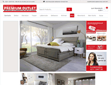 Tablet Screenshot of matratzen-premium-outlet.de